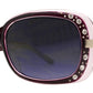 Wholesale - 7585 BX - Womens Fashion Sunglasses with Metal Accent and Rhinestones - Dynasol Eyewear