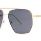 7022 - Metal Flat Top Sunglasses