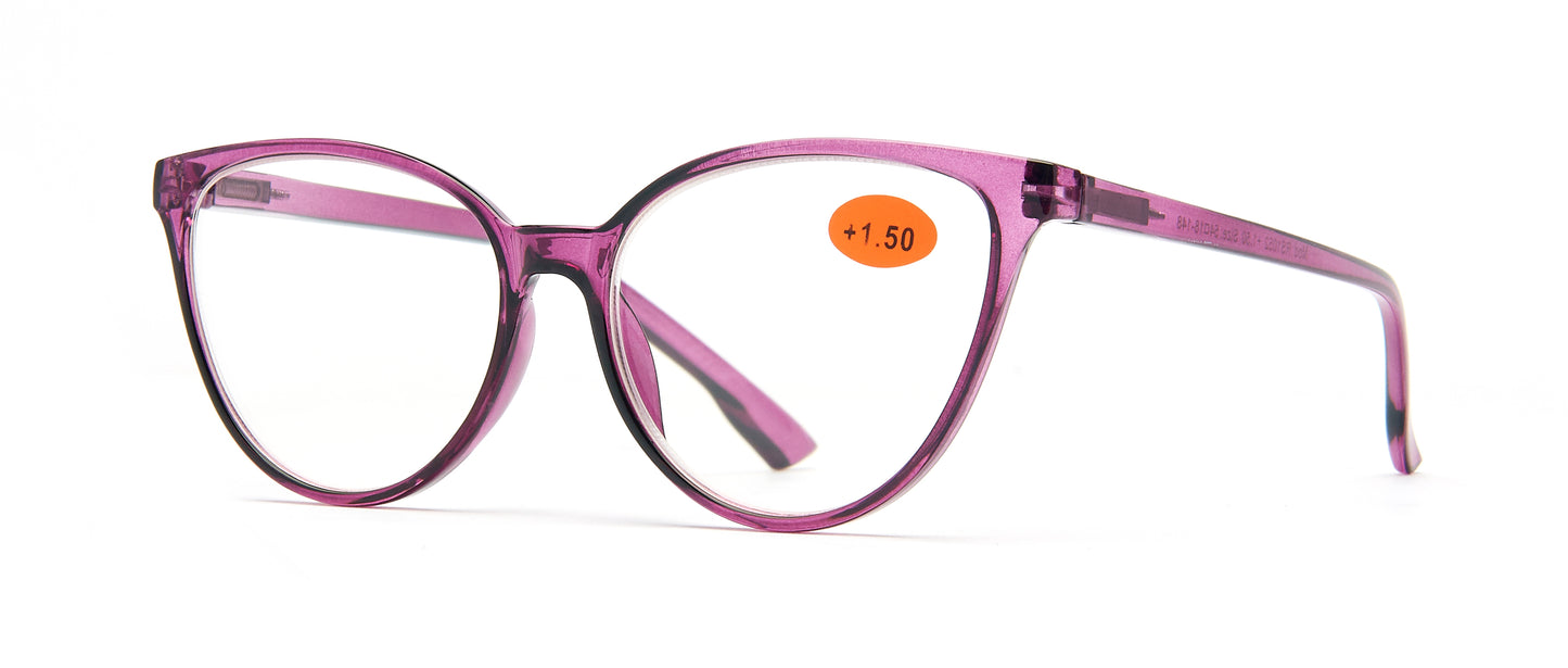 RS 1052 - Plastic Cat Eye Reading Glasses