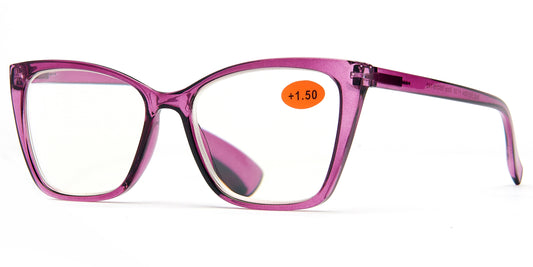 RS 1054 - Plastic Rectangular Cat Eye Reading Glasses