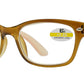Wholesale - RS 1129- Classic Horn Rimmed Two Tone Plastic Reading Glasses - Dynasol Eyewear