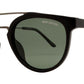 Wholesale - PL Ryan - Polarized Round Horn Rimmed with Brow Bar Plastic Sunglasses - Dynasol Eyewear