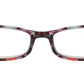 Wholesale - RS 1127 - Small Rectangular Marble Finish with Rhinestones Plastic Reading Glasses - Dynasol Eyewear