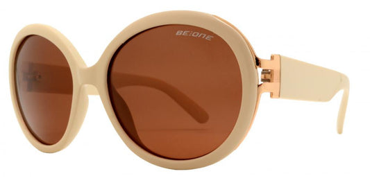 Wholesale - PL Queenie - Polarized Women Round with Metal Detail Plastic Sunglasses - Dynasol Eyewear