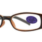 Wholesale - RS 1442 - Rectangular Thick Temple Reading Glasses - Dynasol Eyewear