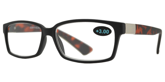 Wholesale - RS 1113 - Classic Rectangular Horn Rimmed Plastic Reading Glasses - Dynasol Eyewear