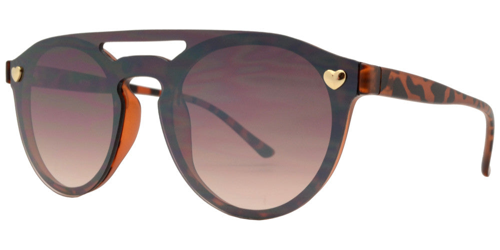 Wholesale - 8725 Rimless - Rimless One Piece Lens Plastic Sunglasses - Dynasol Eyewear