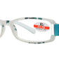 Wholesale - RS 1120 - Rectangular Two Tone Plastic Reading Glasses - Dynasol Eyewear