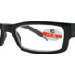 Wholesale - RS 1114 - Rectangular Horn Rimmed with Stripes Plastic Reading Glasses - Dynasol Eyewear