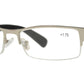 Wholesale - RS 1266 - Horn Rimmed Half Frame Metal Reading Glasses - Dynasol Eyewear