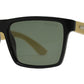 Wholesale - PL 7992 - Bamboo Polarized Rectangular Sunglasses - Dynasol Eyewear
