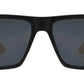 Wholesale - 7992 - Bamboo Rectangular Sunglasses - Dynasol Eyewear