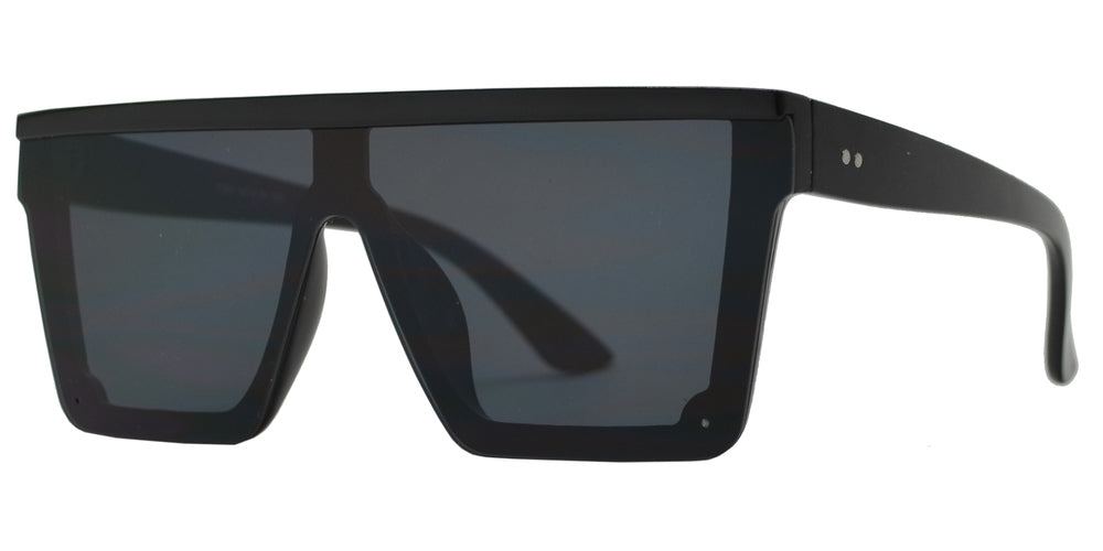 Wholesale - 7994 - Retro Flat Top Flat Lens One Piece Sunglasses - Dynasol Eyewear