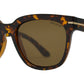 Wholesale - PL 3948 - Polarized Square Sunglasses with Faux Wood Temple - Dynasol Eyewear