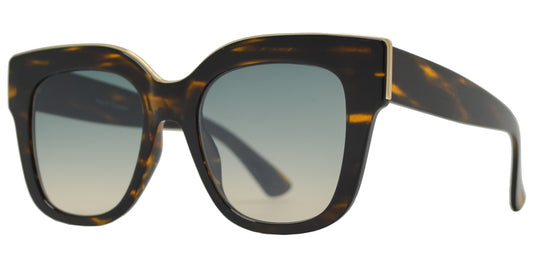 Wholesale - FC 6489 - Large Retro Cat Eye Sunglasses with Flat Lens - Dynasol Eyewear