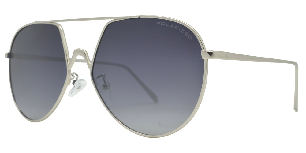 Wholesale - PL 8780 - Modern Flat Lens Metal Aviator Sunglasses - Dynasol Eyewear