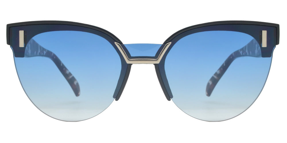 Wholesale - 8759 - Women's Horn Rimmed Rimless Cat Eye Plastic Sunglasses - Dynasol Eyewear