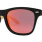 PL 2012 - Polarized Bamboo Classic Horn Rimmed Sunglasses