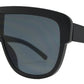 Wholesale - 8808 - Large Chunky One Piece Shield Flat Top Plastic Sunglasses - Dynasol Eyewear