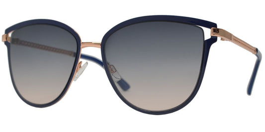 FC 6510 - Fashion Oval Sunglasses with Chain Link Temple