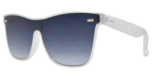 Wholesale - 8813 - Classic Plastic Horn Rimmed Flat Lens Sunglasses - Dynasol Eyewear