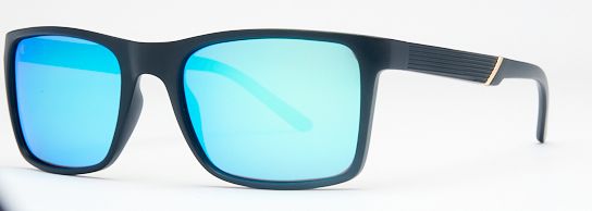 PL 5201 - Plastic Rectangular Polarized Sunglasses 1.1 MM
