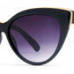 5200 - Plastic Cat Eye Sunglasses