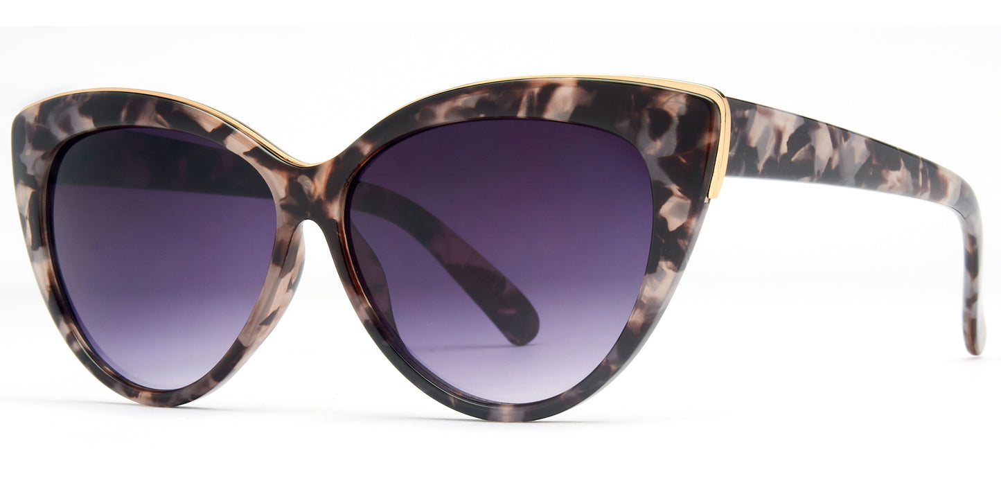 5200 - Plastic Cat Eye Sunglasses