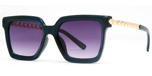 8016 - Plastic Square Butterfly Sunglasses