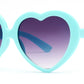 4581 - Kids Plastic Heart Shaped Sunglasses