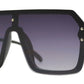 7999 - Fashion Flat Top One Piece Sunglasses