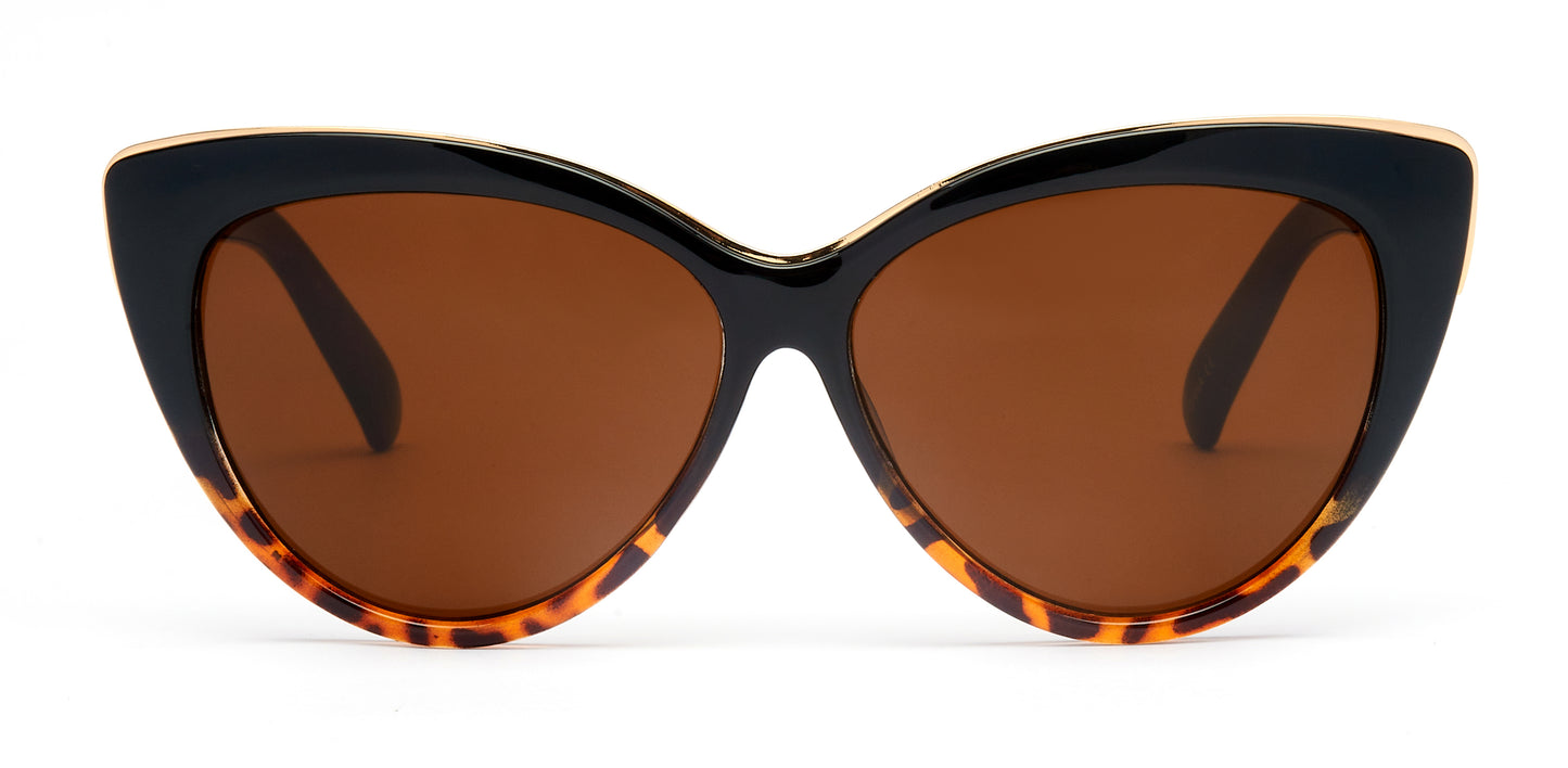 5200 - Plastic Cat Eye Sunglasses