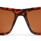 PL 5205 - Polarized Plastic Rectangular Sunglasses 1.1 MM