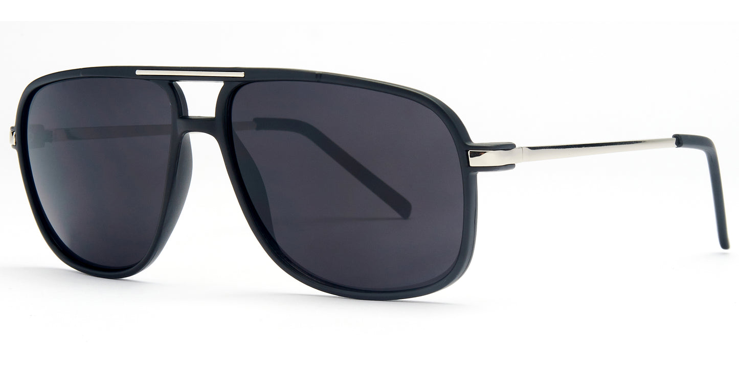 8975 - Plastic Flat Top Sunglasses