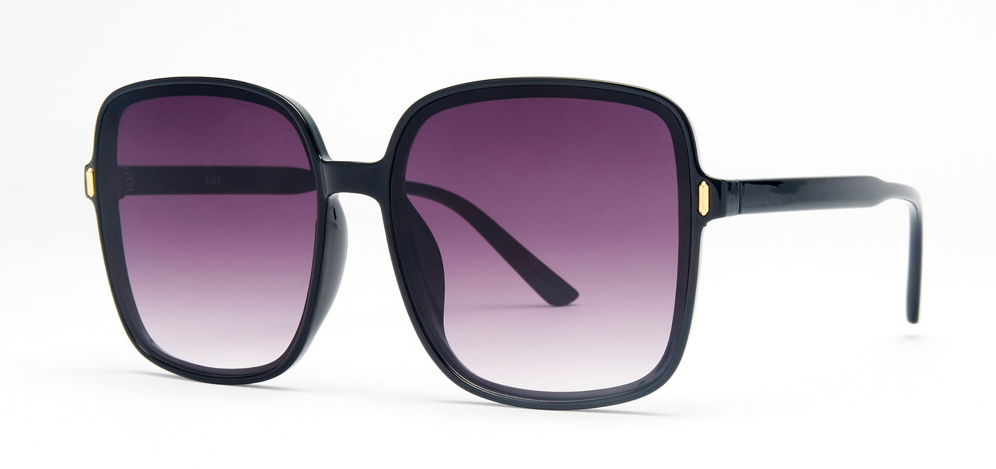8983 - Plastic Square Sunglasses