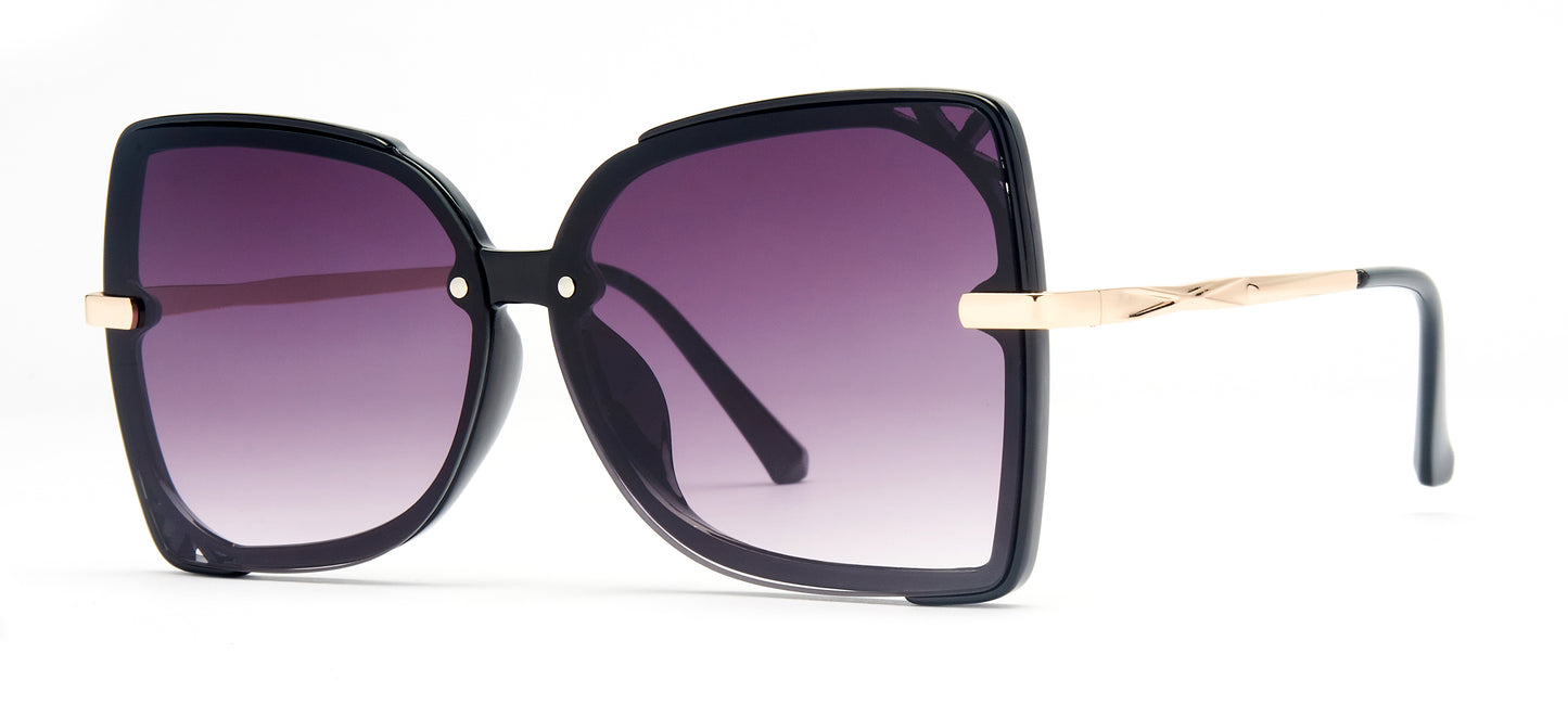 8973 - Plastic Butterfly Sunglasses