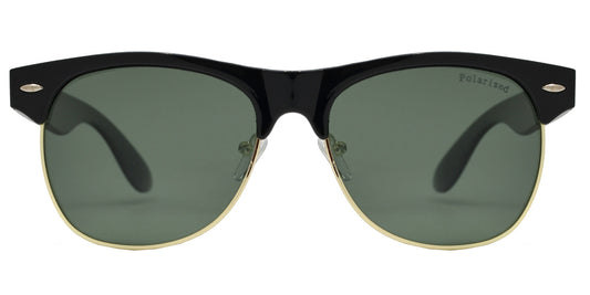 Wholesale - PL 7581 PT - Retro Horn Rimmed Polarized Plastic Sunglasses - Dynasol Eyewear