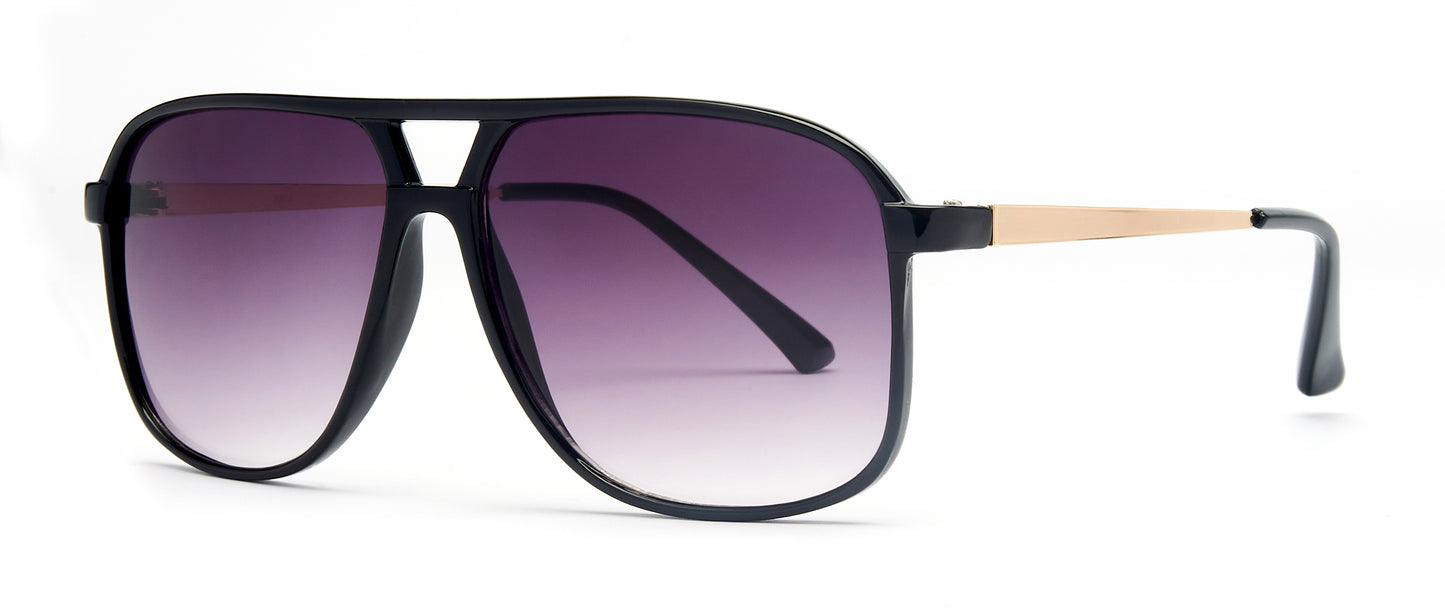 8974 - Plastic Flat Top Sunglasses