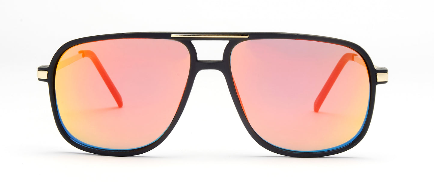 8975 - Plastic Flat Top Sunglasses
