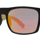 7010 Bamboo - Square Texture Frame Bamboo Temple Sunglasses