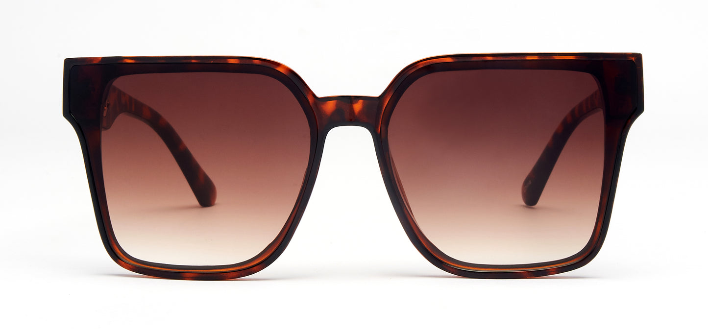 8966 - Plastic Square Sunglasses