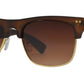 7009 Bamboo - Classic Texture Frame with Bamboo Temple Sunglasses