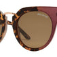 Wholesale - PL Darling - Polarized Women Flat Lens Horn Rimmed Round Plastic Sunglasses - Dynasol Eyewear