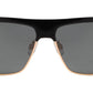 Wholesale - PL Desert - Polarized Men Flat Top Half Rimmed Rectangular Plastic Sunglasses - Dynasol Eyewear