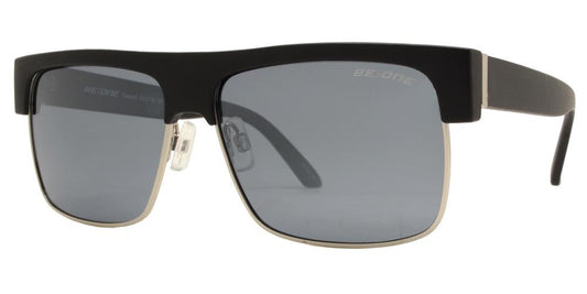 Wholesale - PL Desert - Polarized Men Flat Top Half Rimmed Rectangular Plastic Sunglasses - Dynasol Eyewear
