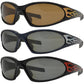 PL Edge - Polarized Men Sport Wrap Plastic Sunglasses