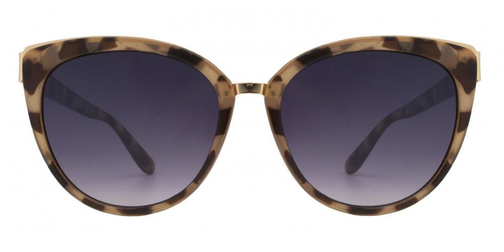 Wholesale - FC 6251 - Flat Lens Women Cat Eye Plastic Sunglasses - Dynasol Eyewear