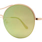 Wholesale - FC 6300 - Round Brow Bar Metal Sunglasses - Dynasol Eyewear