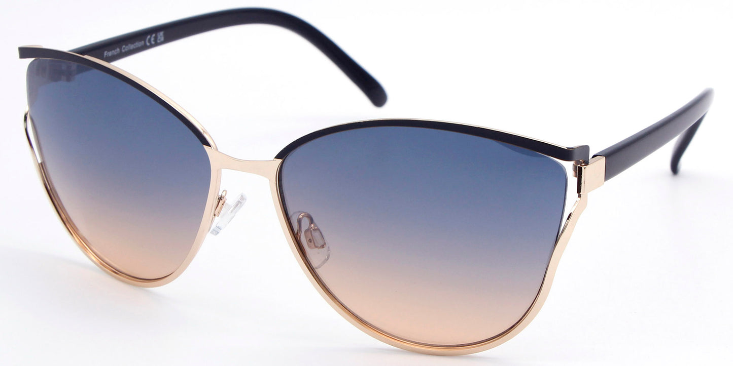 FC 6317 - Cat Eye Women Metal Sunglasses