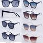 FC 6542 - Plastic Square Fashion Sunglasses